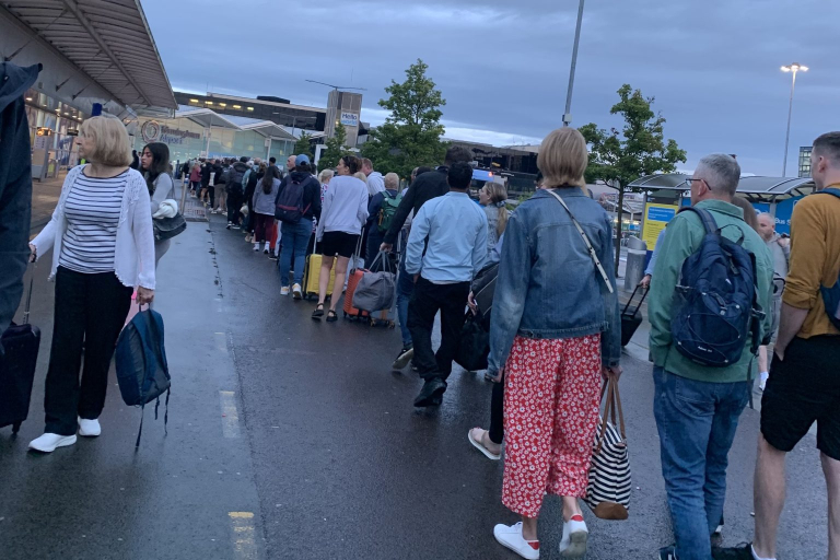Birmingham Airport Queues